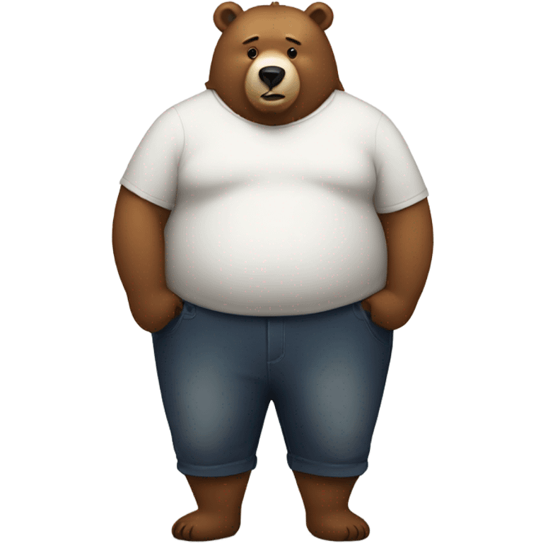 Overweight bear  emoji