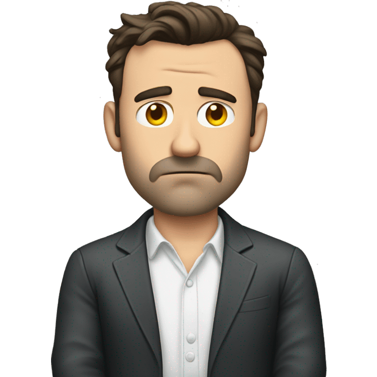 Ben Affleck bored emoji