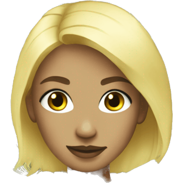 blonde girl beautiful money emoji