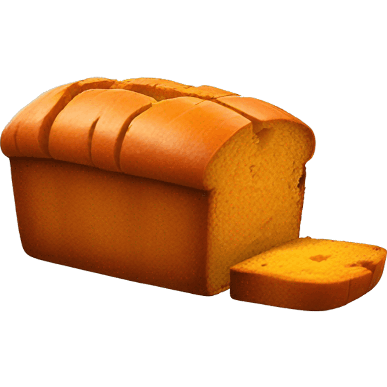 Pumpkin loaf emoji