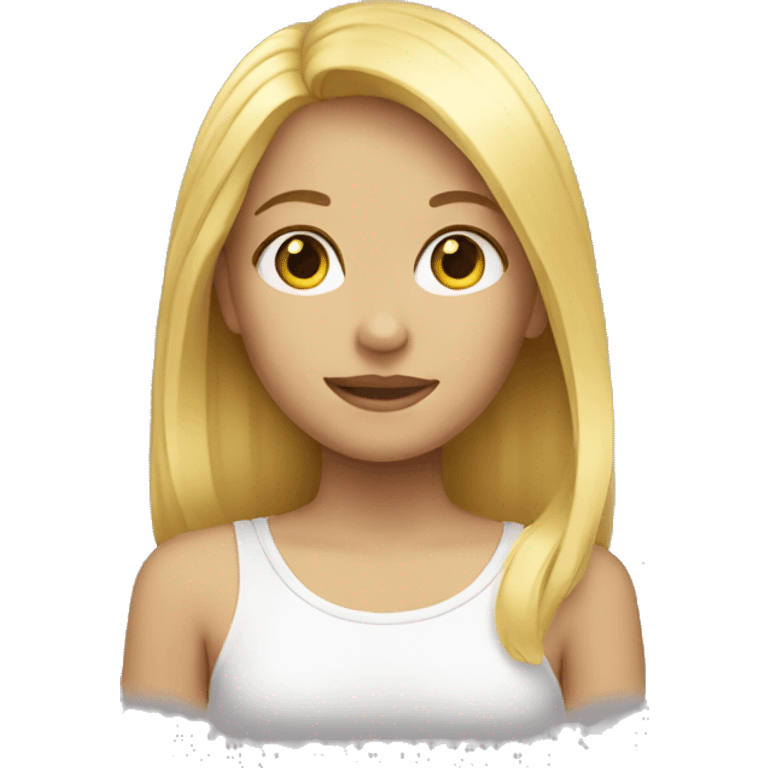 Blond girl emoji