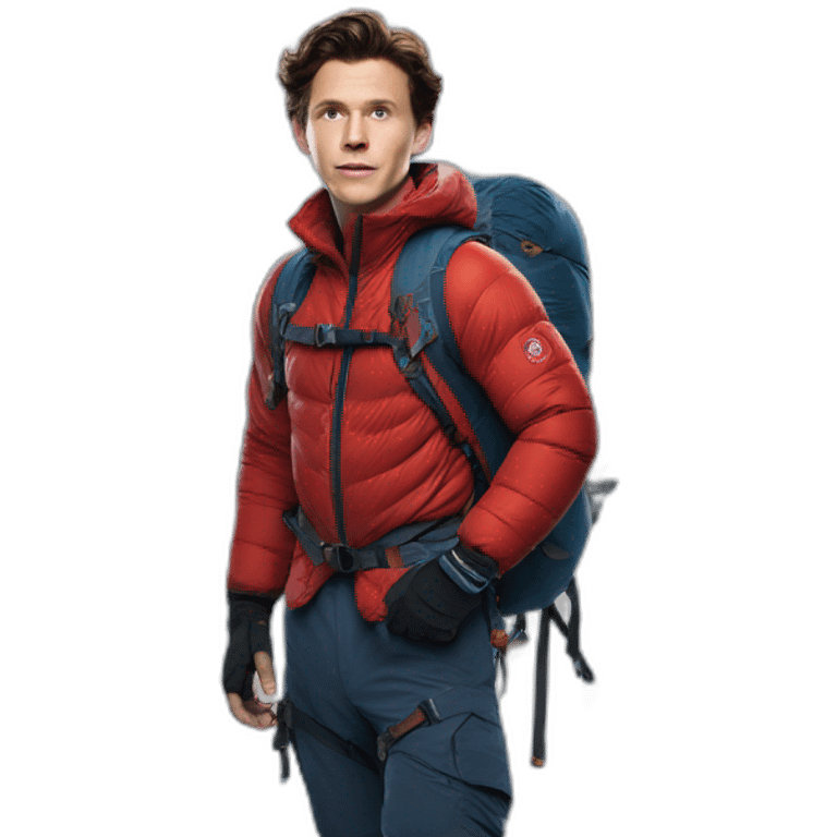 Tom holland en haut de l’Everest emoji