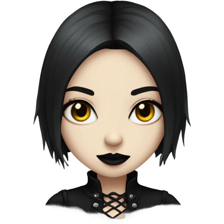 Goth girl beautiful  emoji