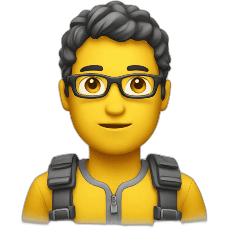 A developer yellow emoji