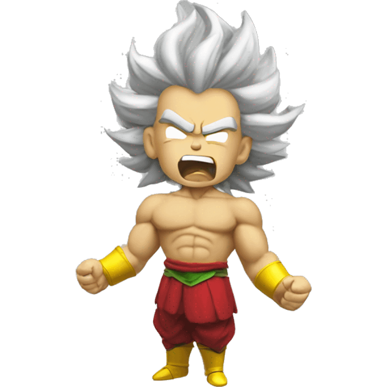 Super sayian broly smoking  emoji