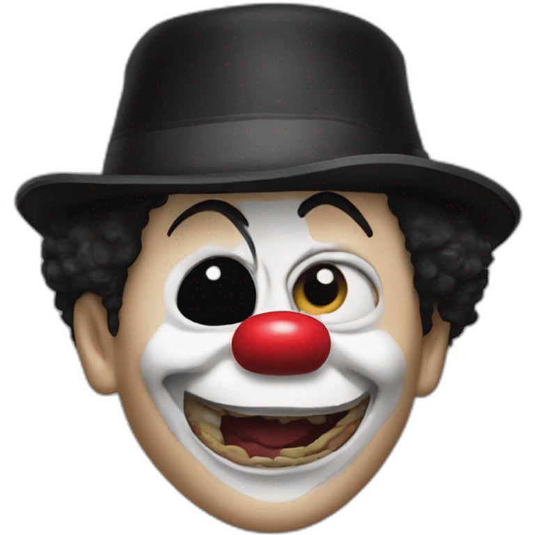 scared michael jackson clown emoji