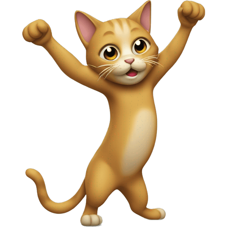 cat dabbing emoji