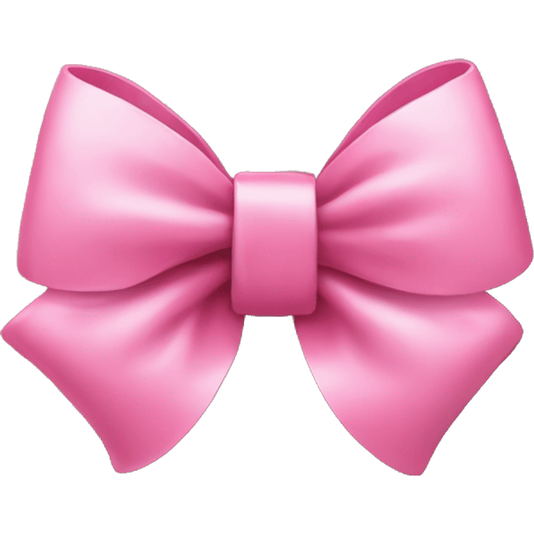 Pink bow on a tree emoji