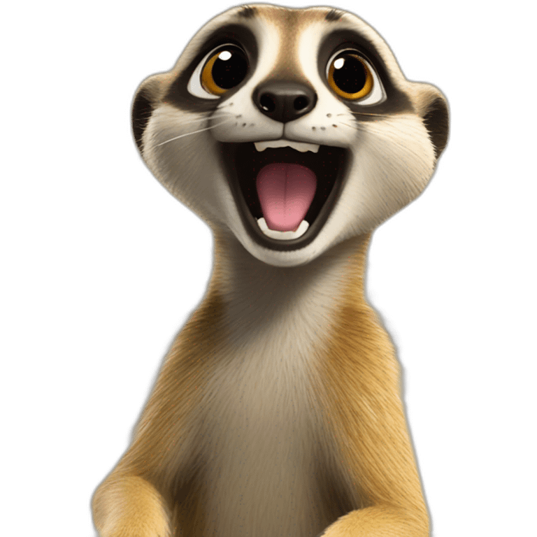 excited meercat in a store emoji