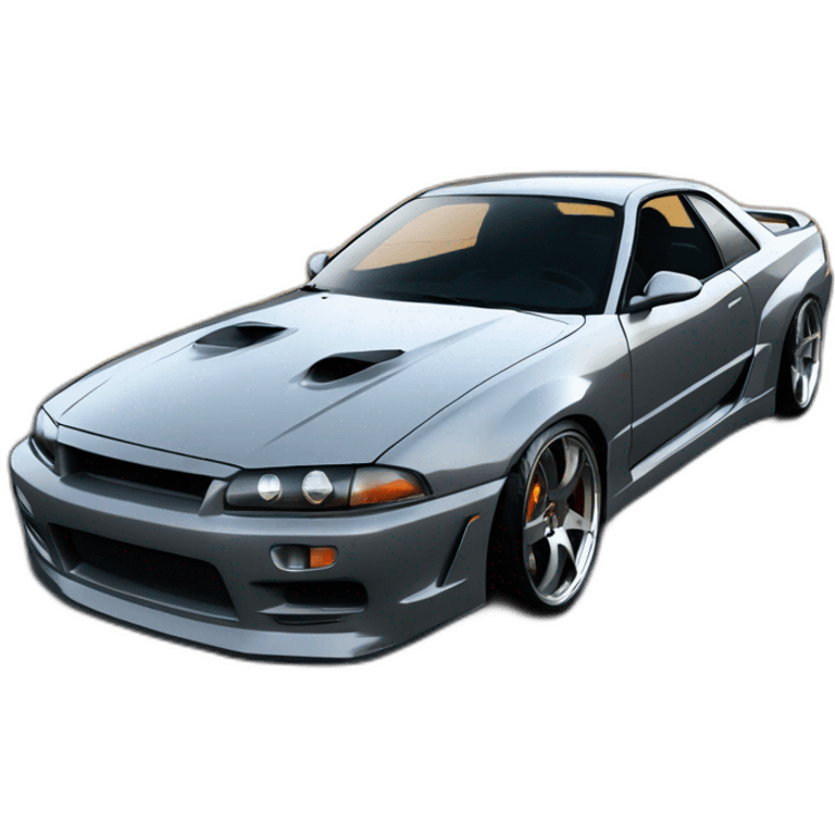 Skyline 34 gr voiture gris fast and furious emoji