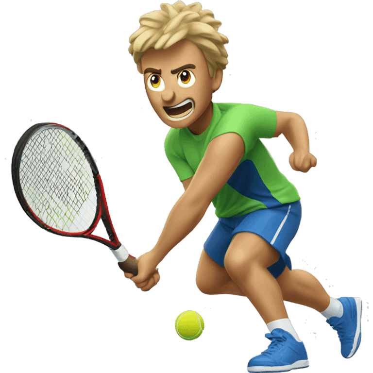 Tennis explosion Caucasia  emoji