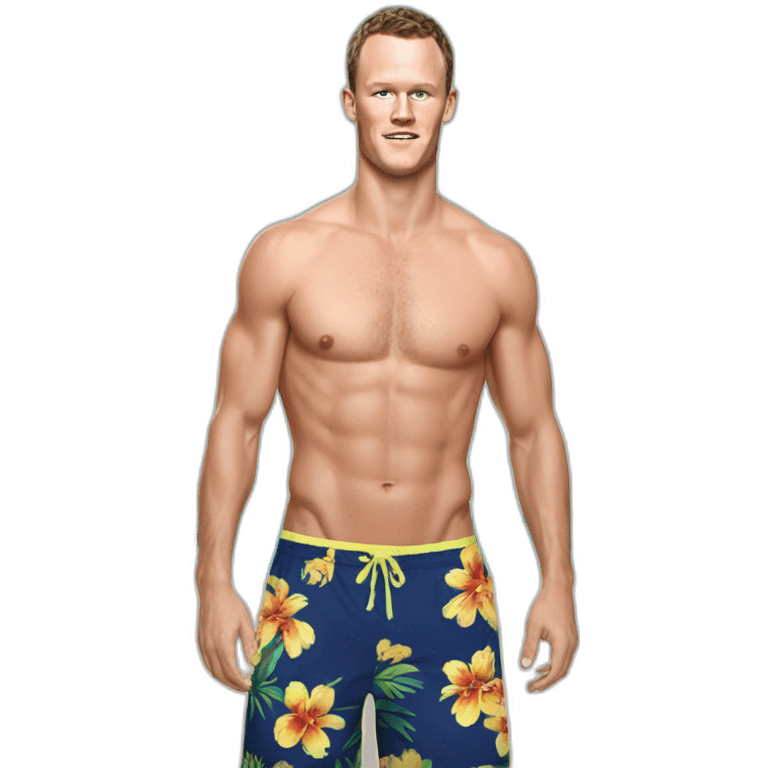 Jonathan Toews as a beach bum emoji