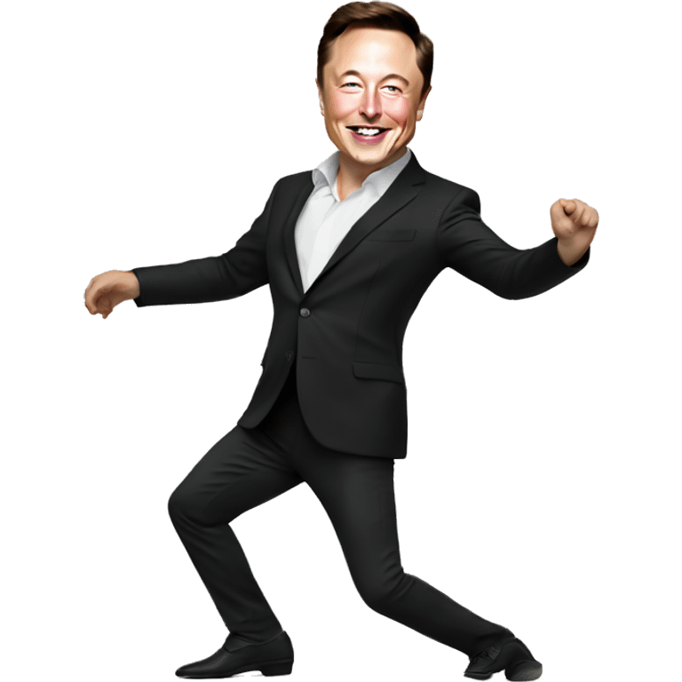 Elon musk dancing salsa emoji