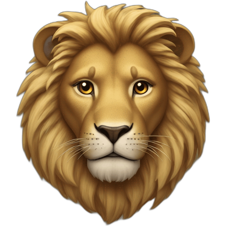 lion heart emoji