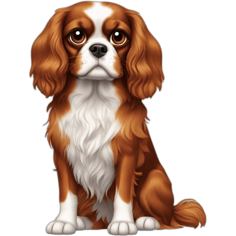  Cavalier King Charles Spaniel full body emoji