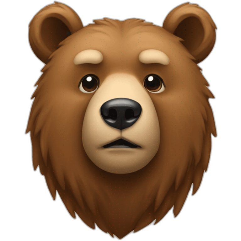 bear on someone emoji