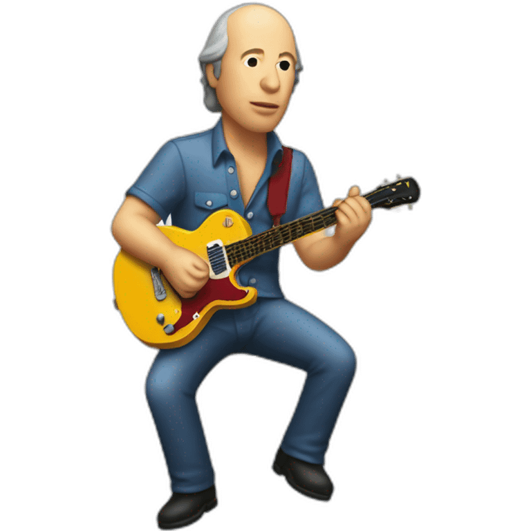 Mark Knopfler money for nothing clip emoji