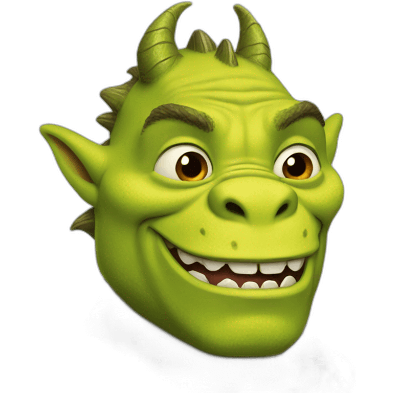 Dragon shrek emoji