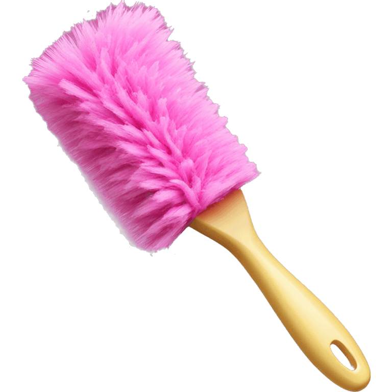 Pink scrubbing brush emoji