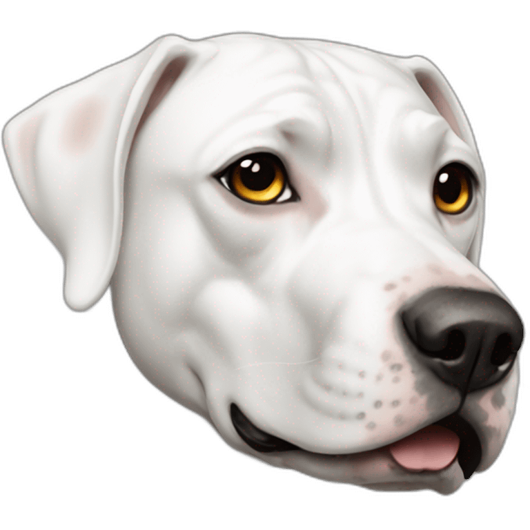 dogo argentino bebiendo mate emoji