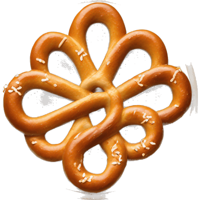 Pretzel platter with different varieties  emoji