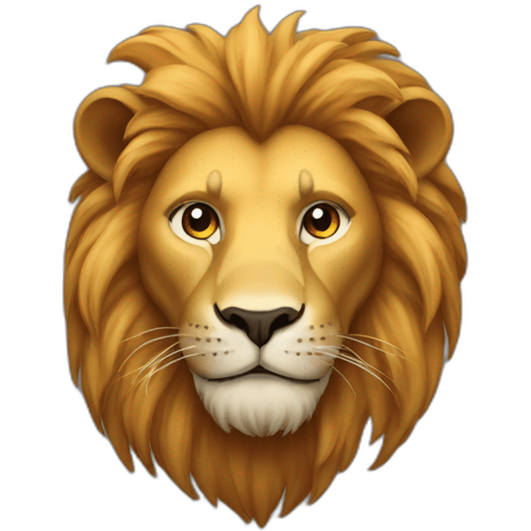 lion head emoji