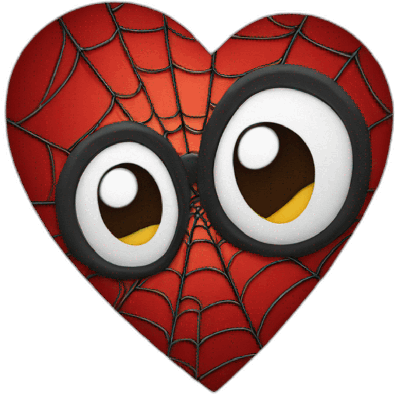 spiderman heart emoji