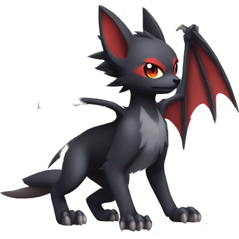 Bat-Litten-Zoroark full body emoji