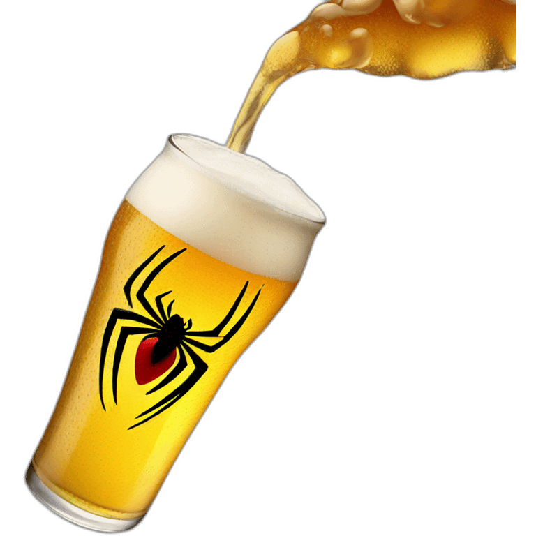 :spider man-beer-drink emoji