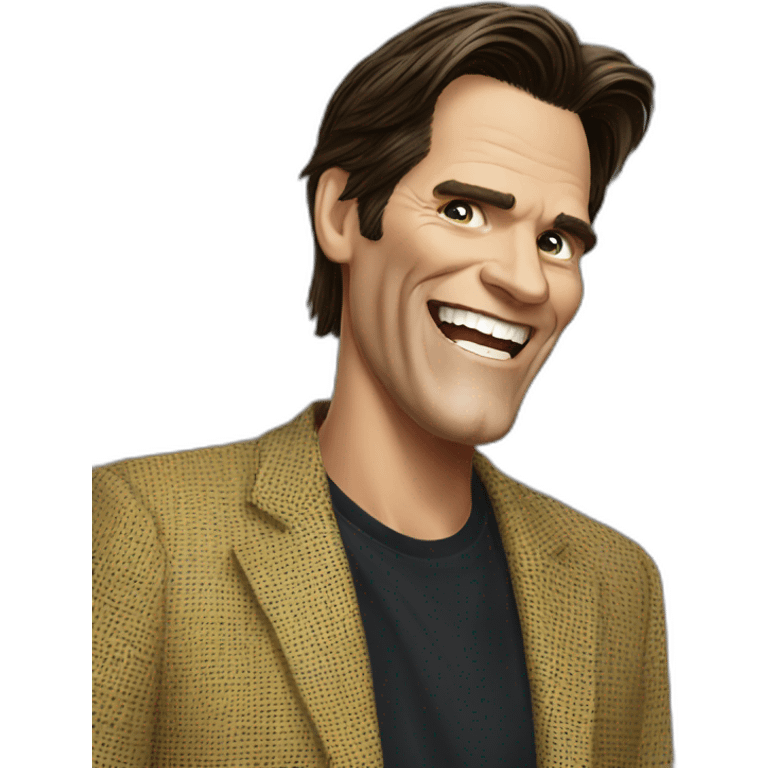 Jim carey faisant bof emoji