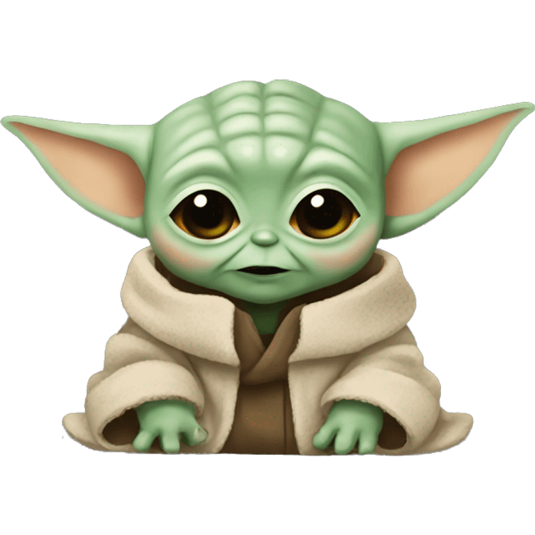 Baby baby yoda emoji