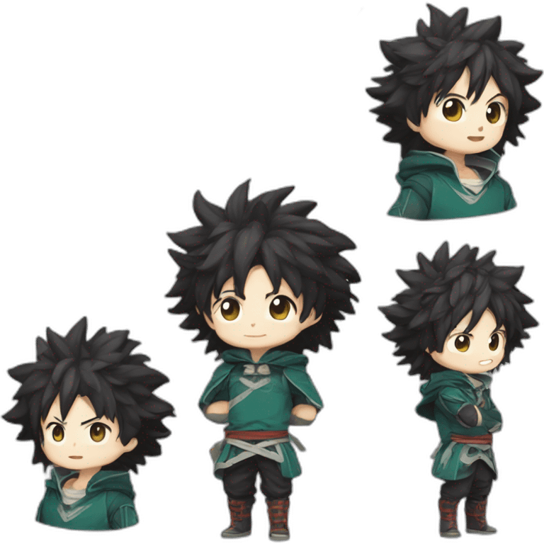 Izuku en sukuna emoji