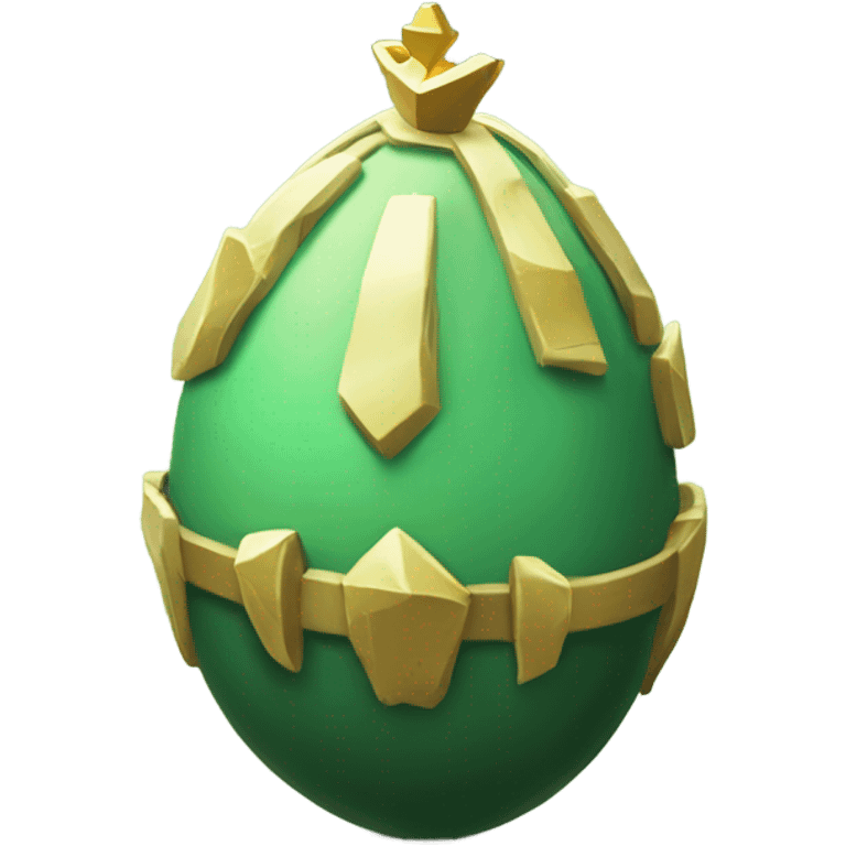 dofus game egg green with crown emoji