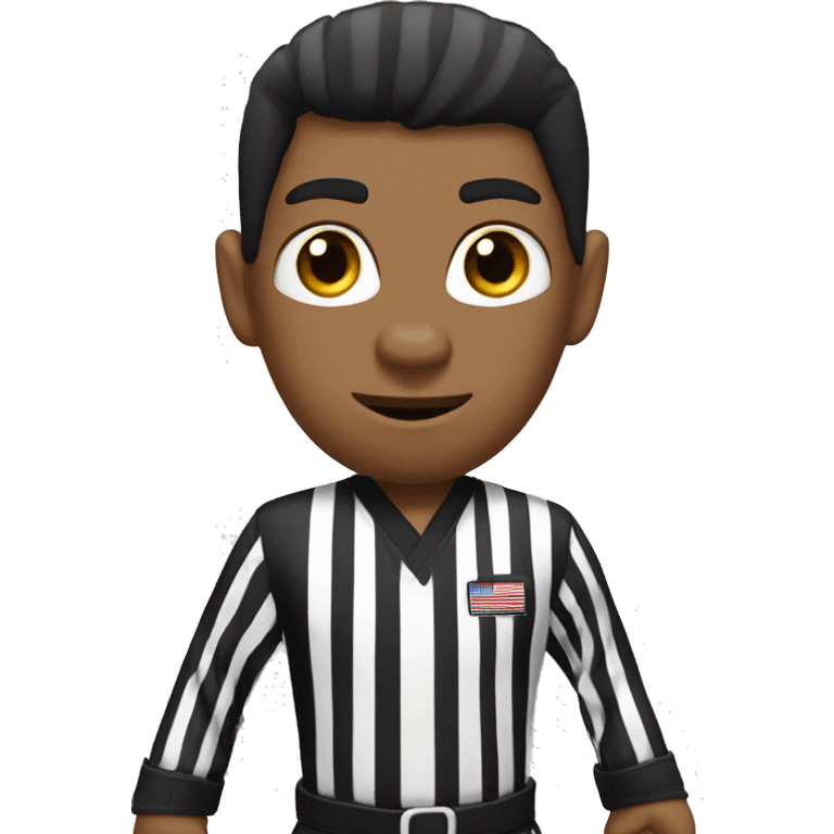 Taekwondo Referee warnin emoji