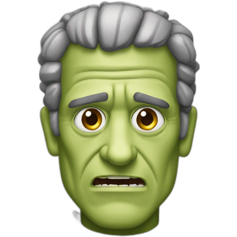 El papa san francisco de Frankenstein emoji