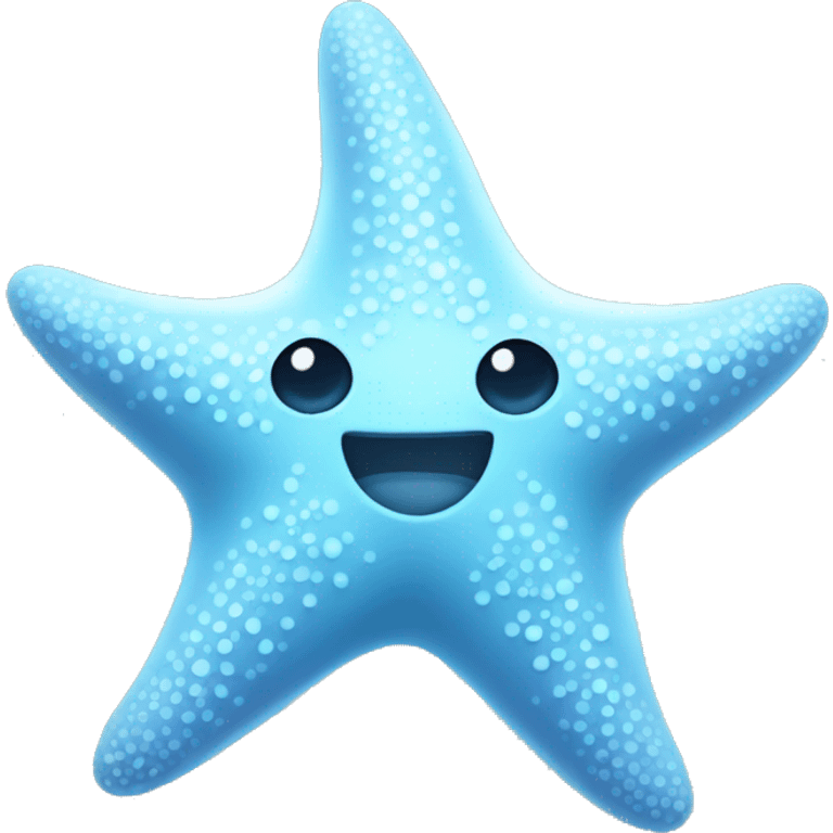 pastel blue starfish emoji