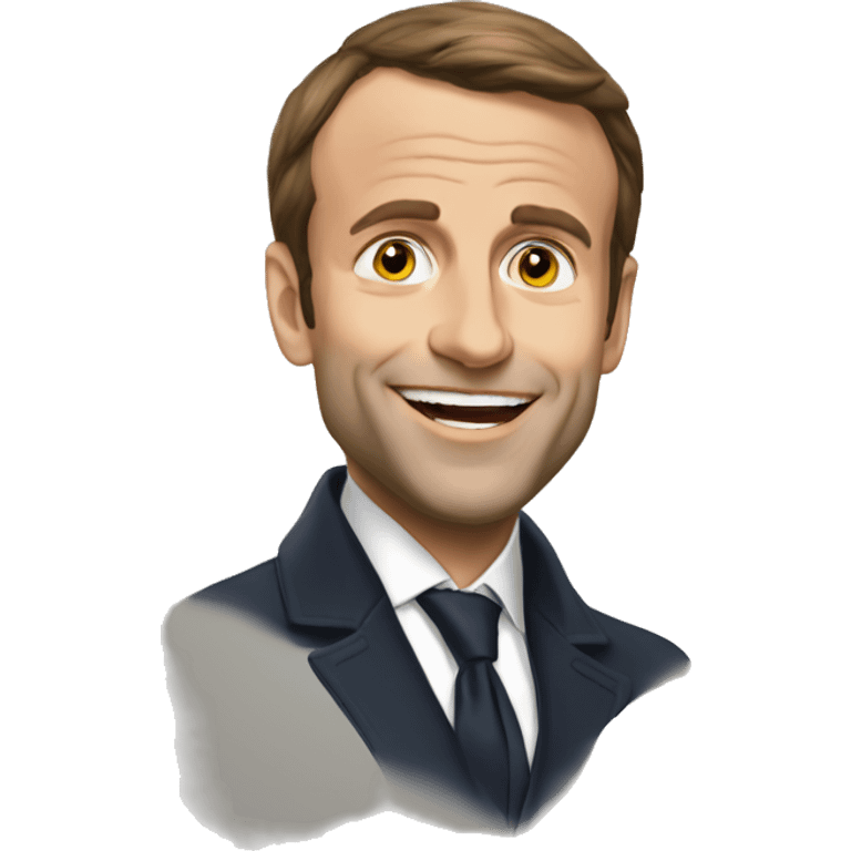 macron heureux emoji