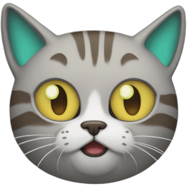 Rick and morty cat emoji