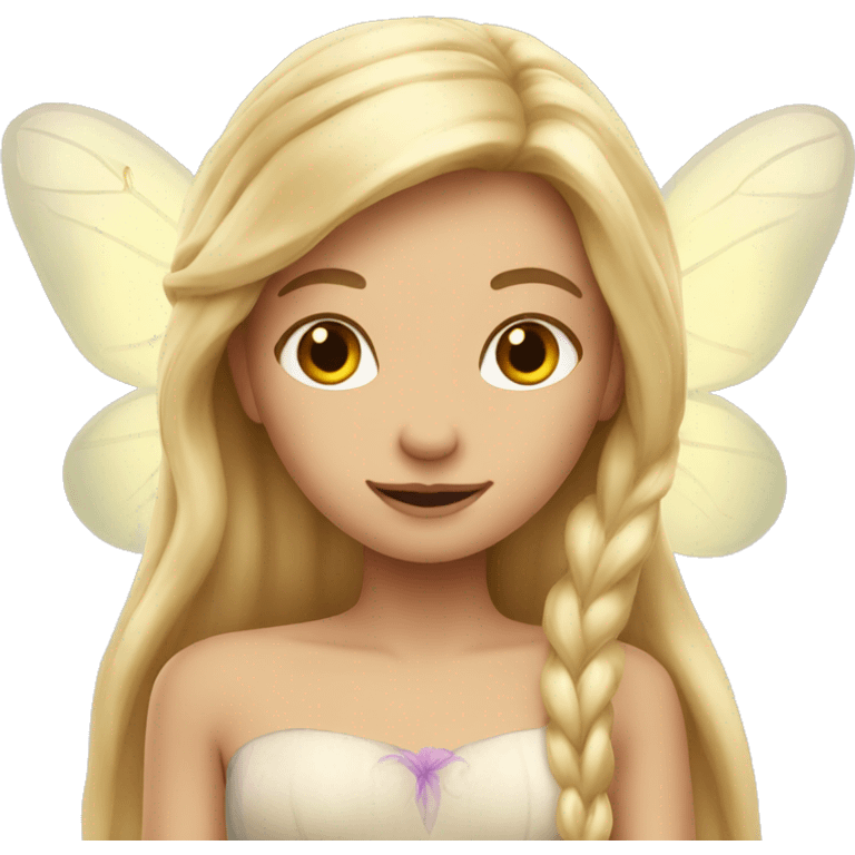 fairy with long blond hair emoji