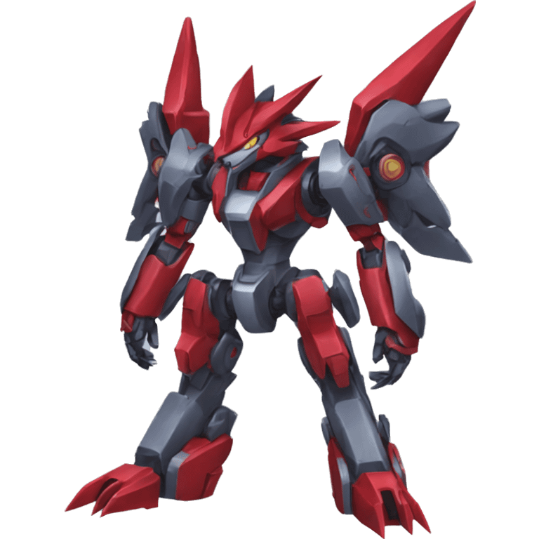 Bisharp-Zoroark-medabot-Mecha full body emoji