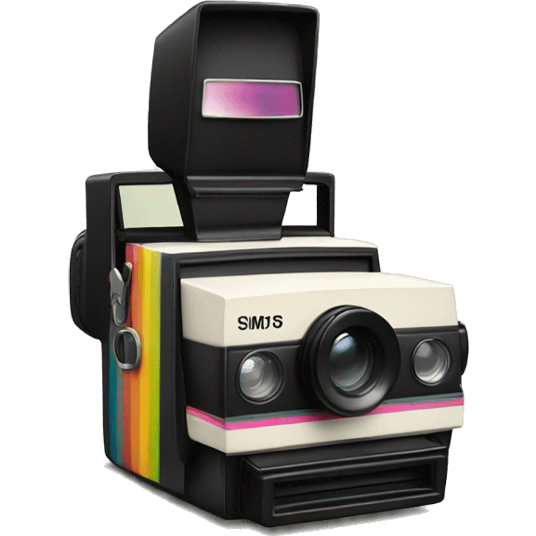 80s Polaroid camera emoji