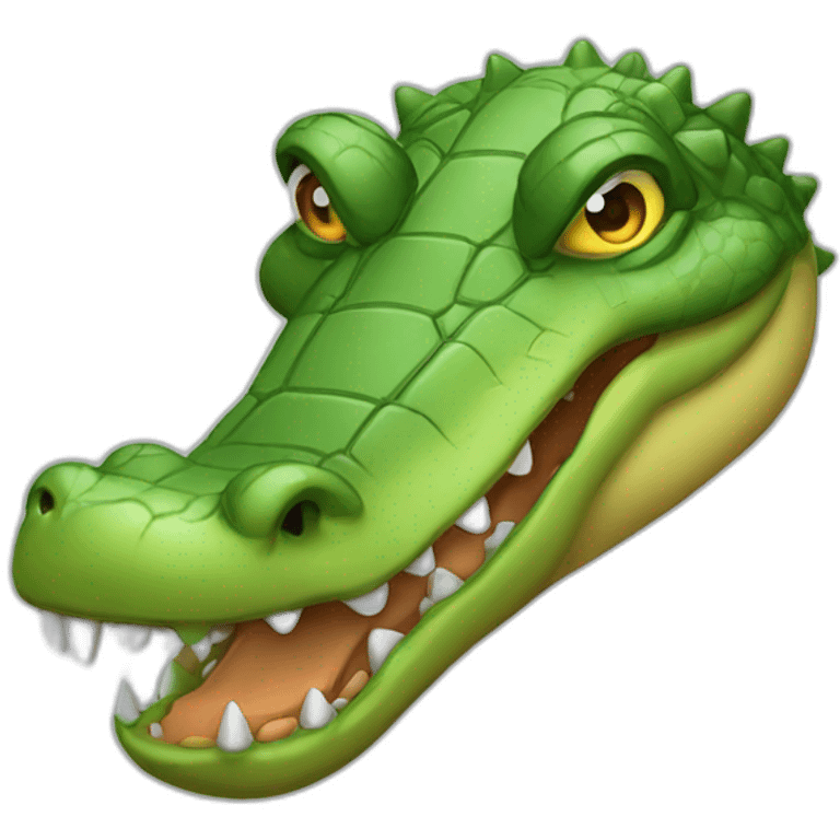 crocodile fumeur emoji