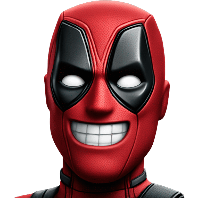 Deadpool happy face emoji