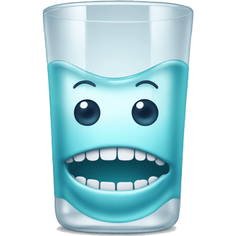 dentures in glass emoji