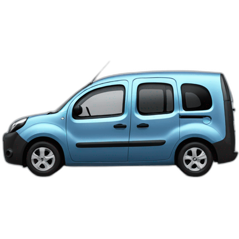 Renault kangoo de face emoji