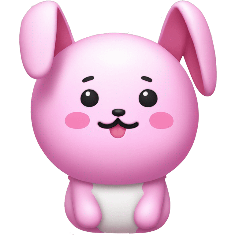 cooky bt21 pink bunny emoji