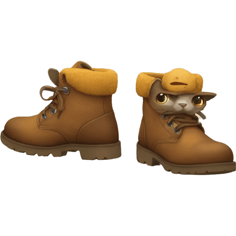 Gato con botas emoji