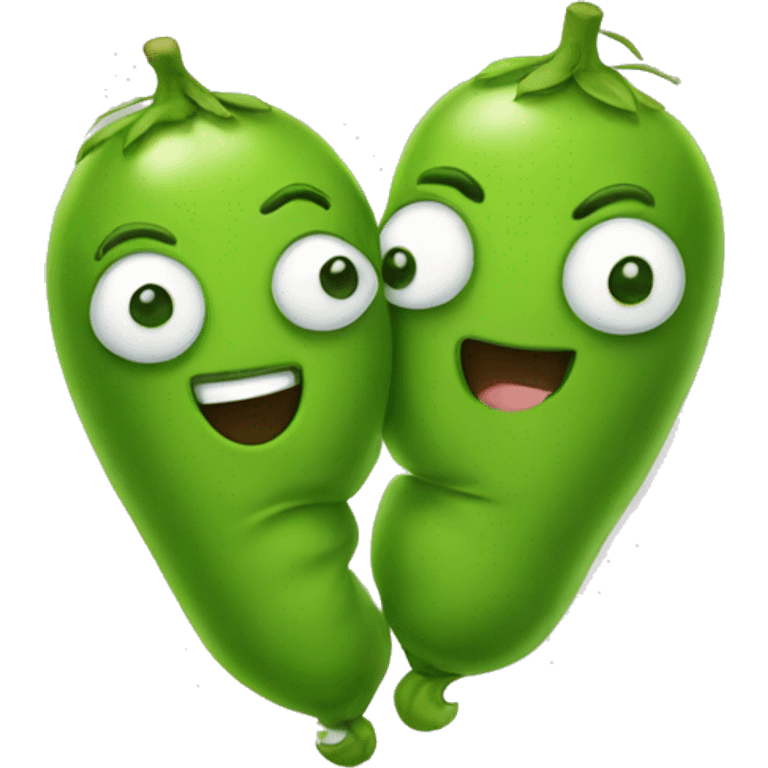 Two peas in a pod emoji