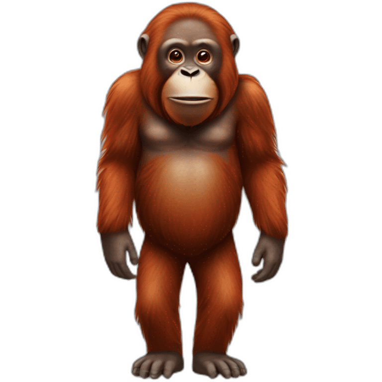 Orangutan Full Body emoji