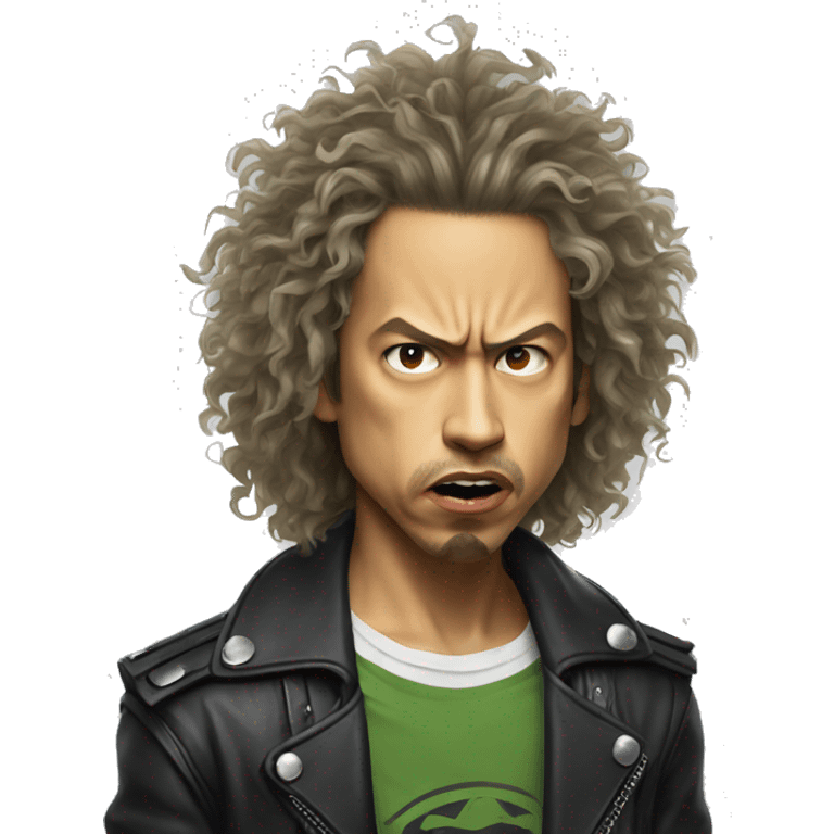 Young Kirk Hammett angry emoji